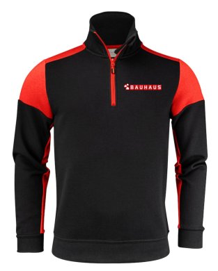 Halfzip bicolour sweatshirt