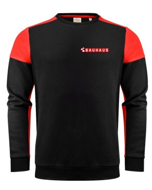 Crewneck bicolour sweatshirt