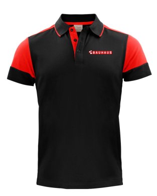 Short sleeve bicolour polo