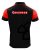 Short sleeve bicolour polo