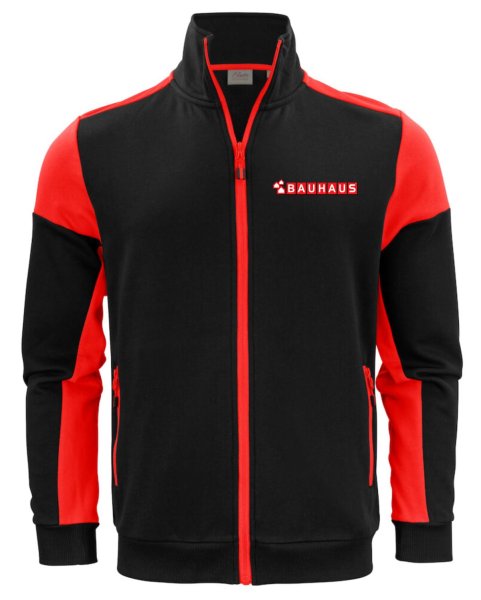 Zoom bild av Fullzip bicolour sweatshirt