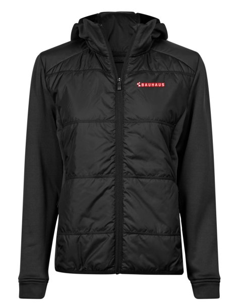 Zoom bild av Hybrid-stretch hooded jacket, woman